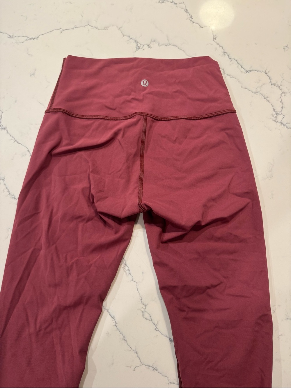 lululemon athletica High-Rise Leggings in Burgundy - Picture 2 of 2